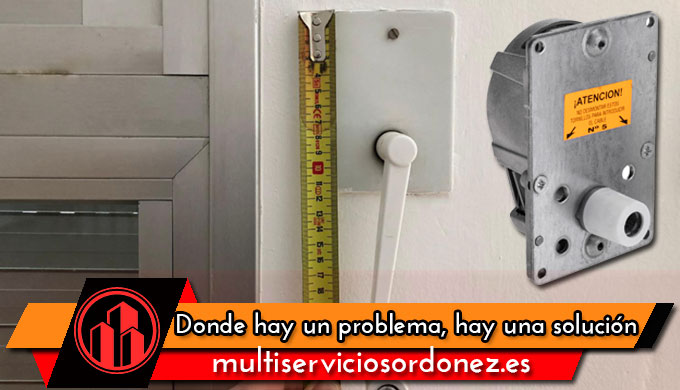 arreglar persiana manivela