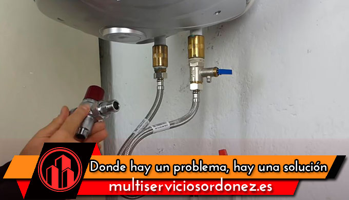 Instalar termo / calentadores / caldera a gas o eléctrico