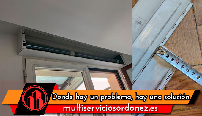 arreglar persiana descolgada atascada