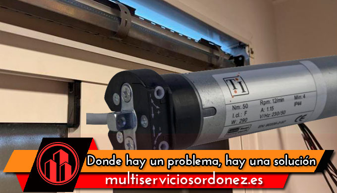 Arreglo de persiana motorizada no sube ni baja